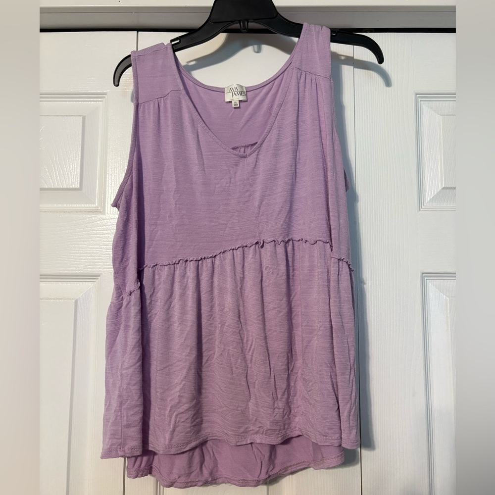 Lavender Sleeveless Women's Top